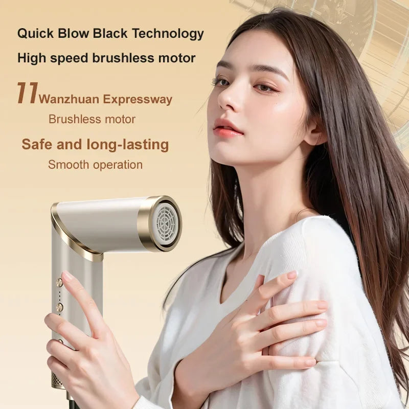 9 in 1 Hair Dryer Hot Comb Set Professional Curling Iron Hair Straightener Styling Tool For Professional Hair Dryer Household