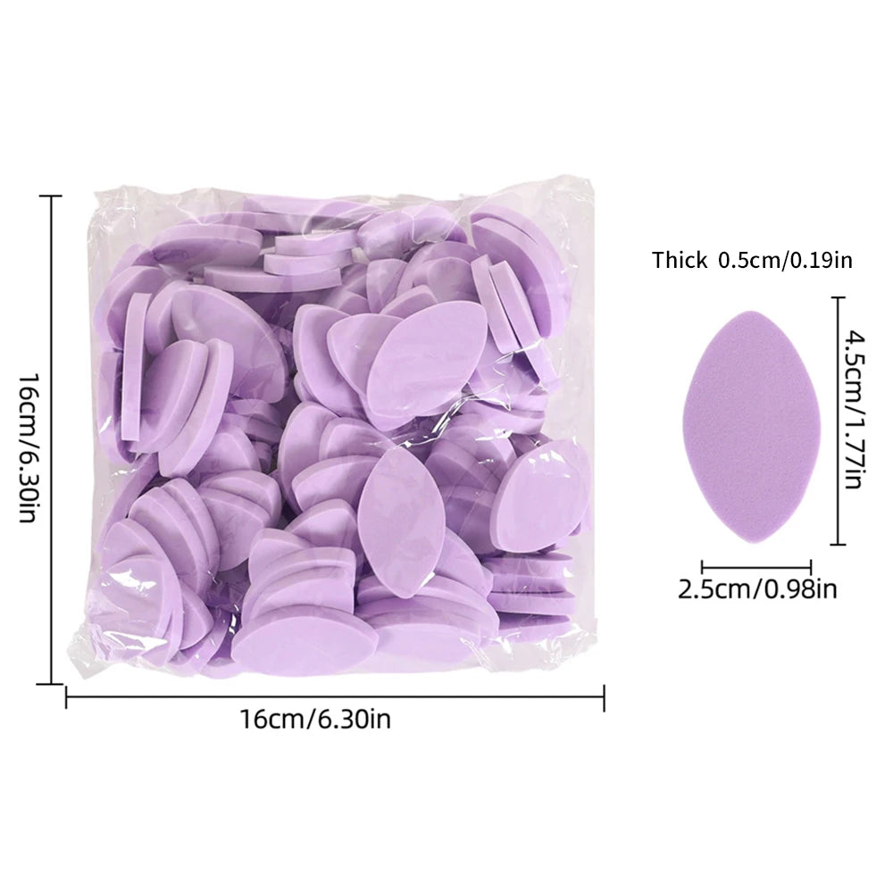 100pcs Soft Sponge False Eyelash Pads Eyelash Extensions Supplies Lash Lifting Pads Reusable Practicing Eyelash Extension Sponge