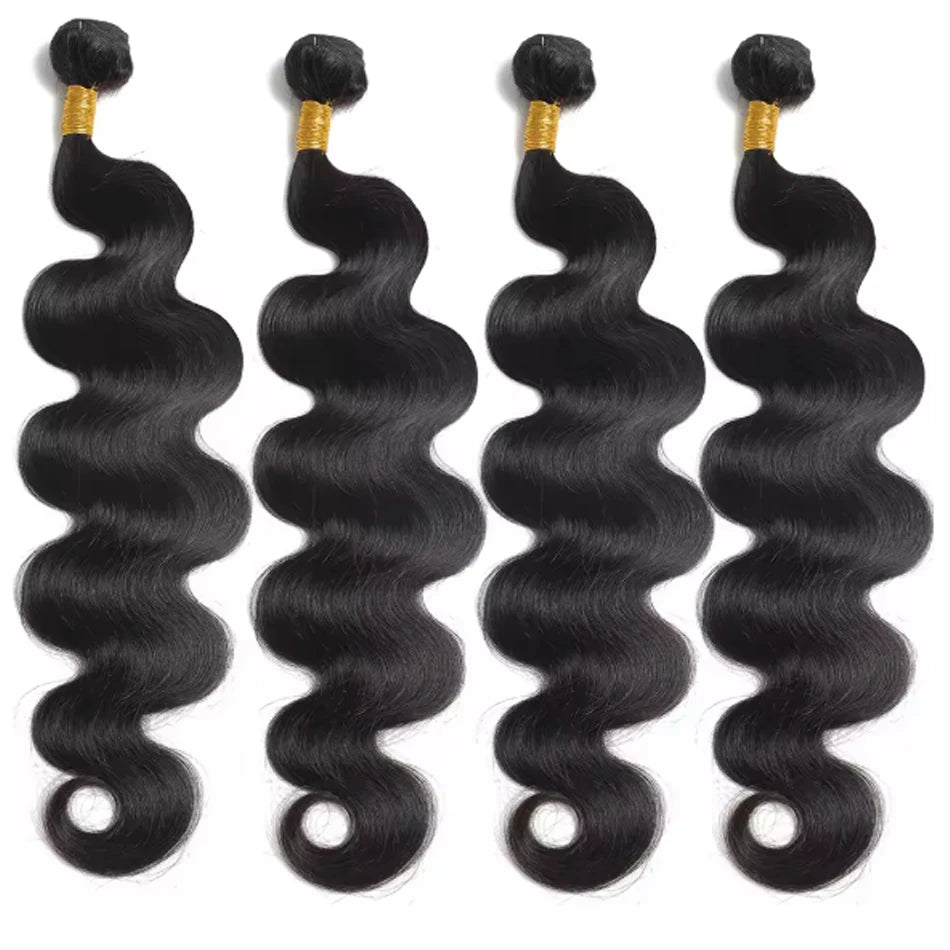 26 28 30 32Inch Body Wave Bundles 15A Brazilian Weave Raw Hair Extensions 100% HumanHair For Women Top Quality Tissage Brésilien