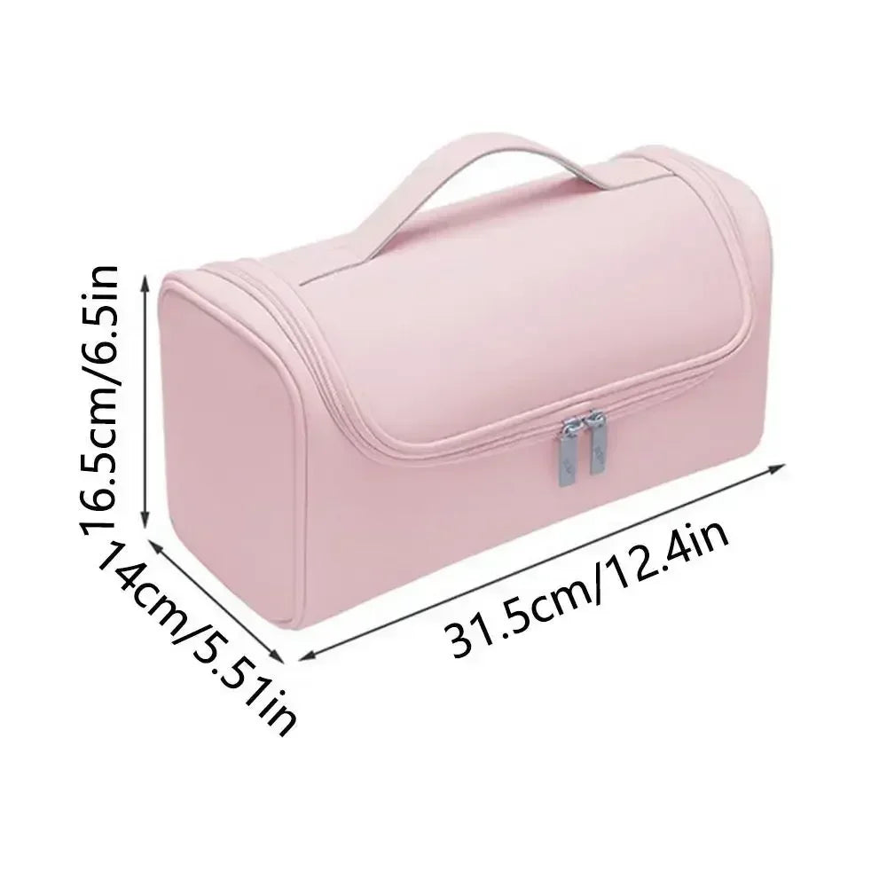 Professional Hair Dryer Storage Bag, Large Capacity Waterproof Travel Organizer Pouch for Blower Straightener Curling Iron Tools