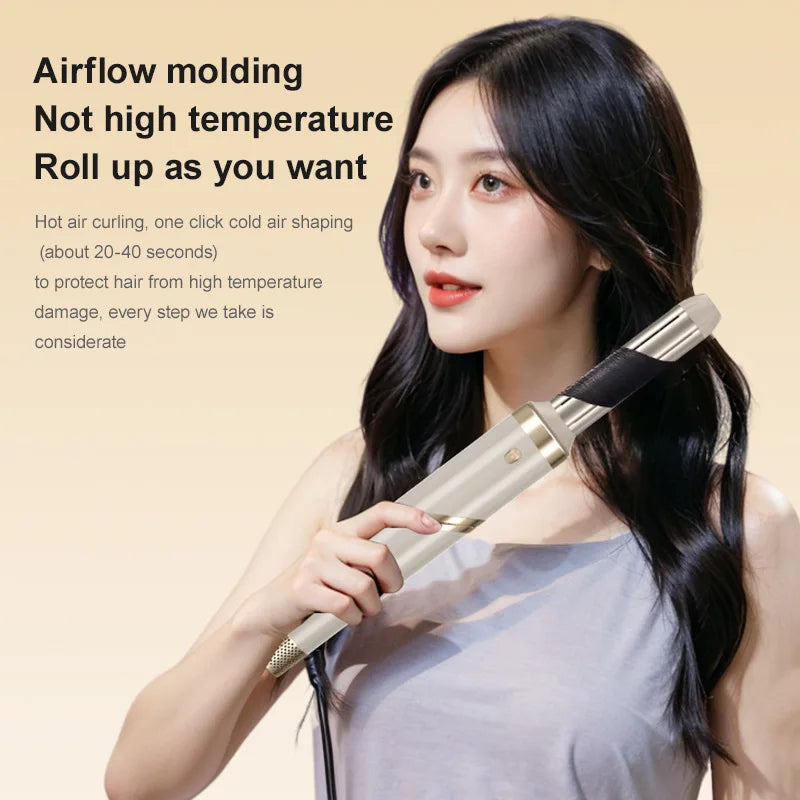 9 in 1 Hair Dryer Hot Comb Set Professional Curling Iron Hair Straightener Styling Tool For Professional Hair Dryer Household